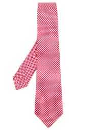 houndstooth print tie Kiton