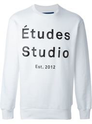 толстовка с принтом логотипа   Études Studio