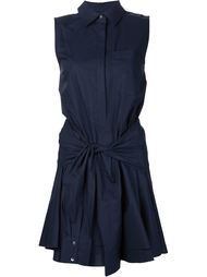 sleeve knot shirt dress   Derek Lam 10 Crosby
