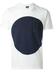 футболка с принтом круга Blue Blue Japan