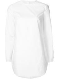 oversized round neck blouse Monique Lhuillier