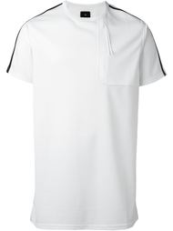 футболка с контрастной окантовкой  Maharishi