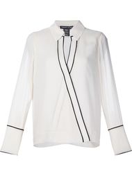 блузка с контрастной окантовкой Thomas Wylde