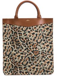 leopard print tote bag A.P.C.
