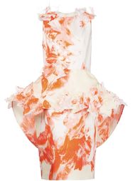 платье декорированное лепестками Christian Siriano