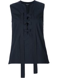 interlaced front straps tank top Derek Lam