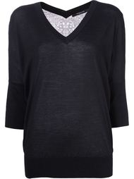 psychedelic back print blouse Derek Lam