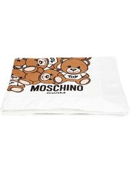 bear print beach towel Moschino Swim