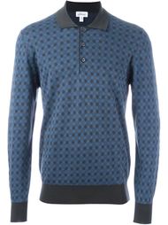 geometric pattern classic collar sweatshirt Brioni