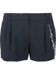 cross chain detailing tailored shorts Thomas Wylde
