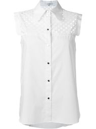 рубашка с вышивкой  Carven