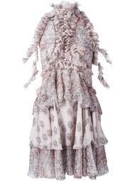 ruffled floral mini dress Alexander McQueen