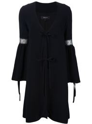 lace elbows detailing tie-string coat Derek Lam
