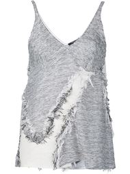 frayed effect tank top Derek Lam