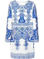 платье с вышивкой и открытой спиной Emilio Pucci