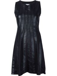panelled leather dress Beau Souci