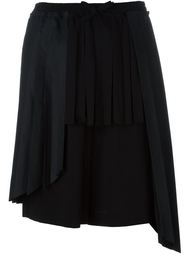 pleated overlay track shorts  Off-White