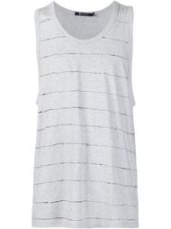 scribble print tank top T By Alexander Wang