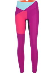 colour block running leggings Lucas Hugh