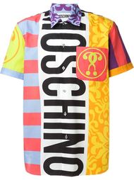 рубашка с ярким принтом Moschino