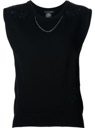 chain detail knit top Thomas Wylde