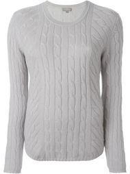 diagonal cable sweater N.Peal
