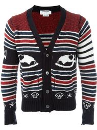 кардиган c V-образным вырезом  Thom Browne