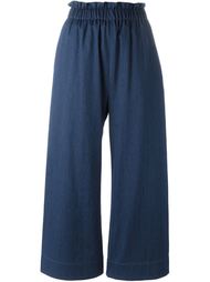 elastic waist palazzo pants Lucio Vanotti