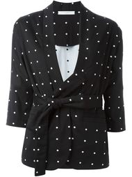 polka dot tie waist jacket Lucio Vanotti