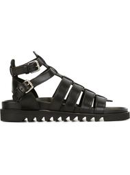 сандалии с ремешками Pollini