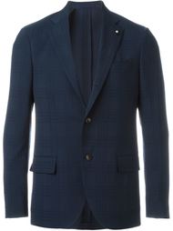 однобортный пиджак в клетку Lardini