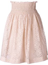 кружевная юбка с эластичным поясом Red Valentino