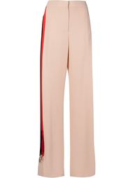 colour block stripes high waist trousers Emanuel Ungaro