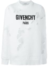 толстовка с потертой отделкой Givenchy