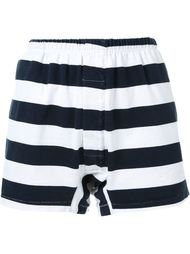 striped beach shorts Bassike