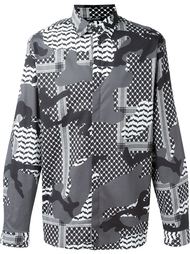 patterned camouflage shirt Neil Barrett