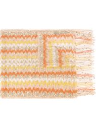трикотажный шарф с волнистым узором Missoni