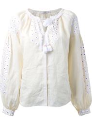 блузка с цветочной вышивкой  Vita Kin