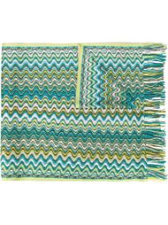 вязаный шарф с волнистым узором Missoni