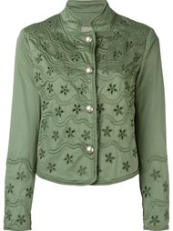 embroidered eyelet jacket Ermanno Scervino