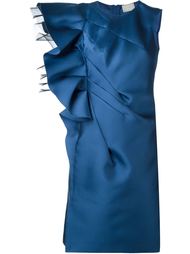 платье с оборками  Lanvin
