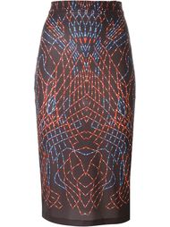 'Torreon' pencil skirt Marcelo Burlon County Of Milan