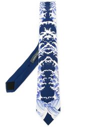 wave print tie Alexander McQueen