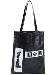 portrait print tote Rick Owens DRKSHDW