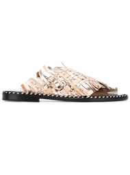 плетеные сандалии MSGM