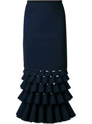 юбка с оборками  Dion Lee