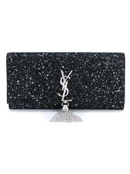 клатч с блестками Saint Laurent