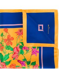 нагрудный платок с цветочным принтом Kiton