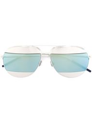 aviator blue lenses sunglasses Dior