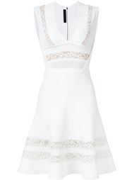 lace detail v-neck dress Elie Saab